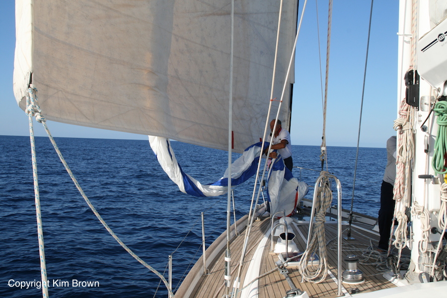 Sailing from Greece to Sicily here's what happened on our 49hour