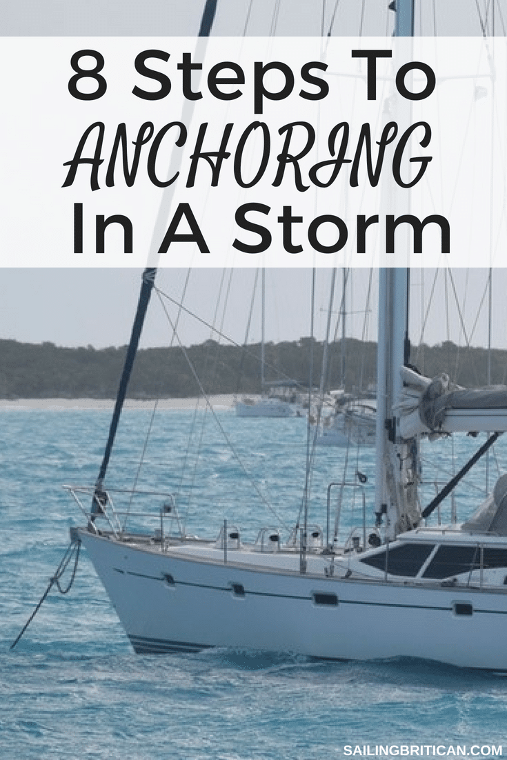 What must you do when anchoring