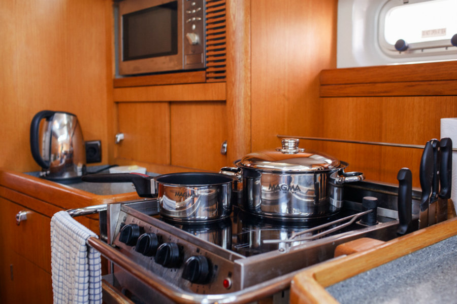 How to free up space in your sailboat galley