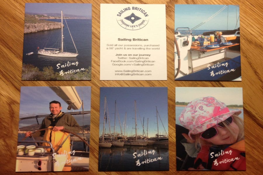 Sailing Britican Business Cards