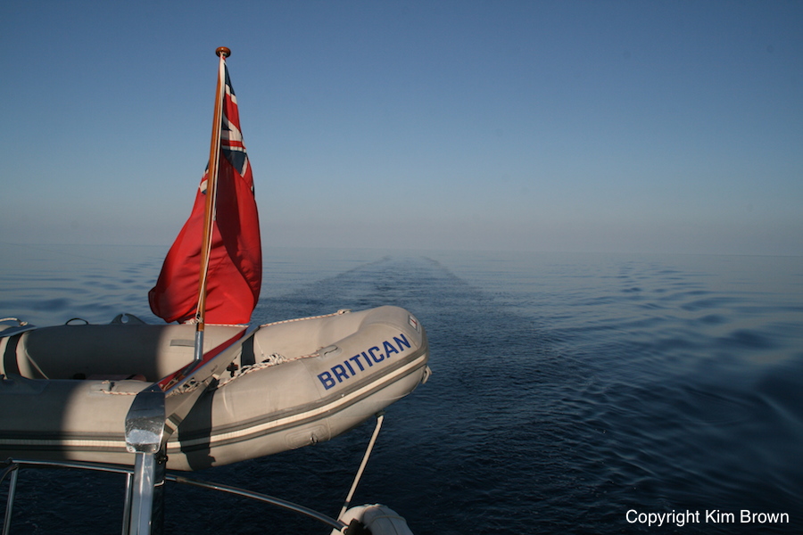 Sailing from Greece to Sicily