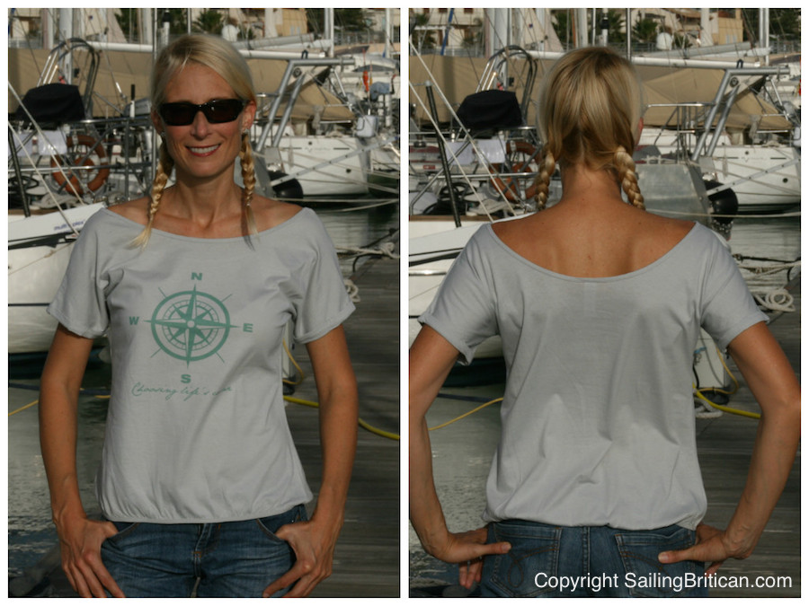 Sexy Sailing T-Shirts Front and Back