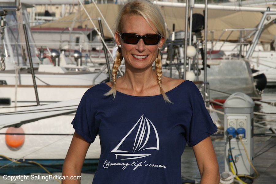 Sexy sailing t-shirt for women