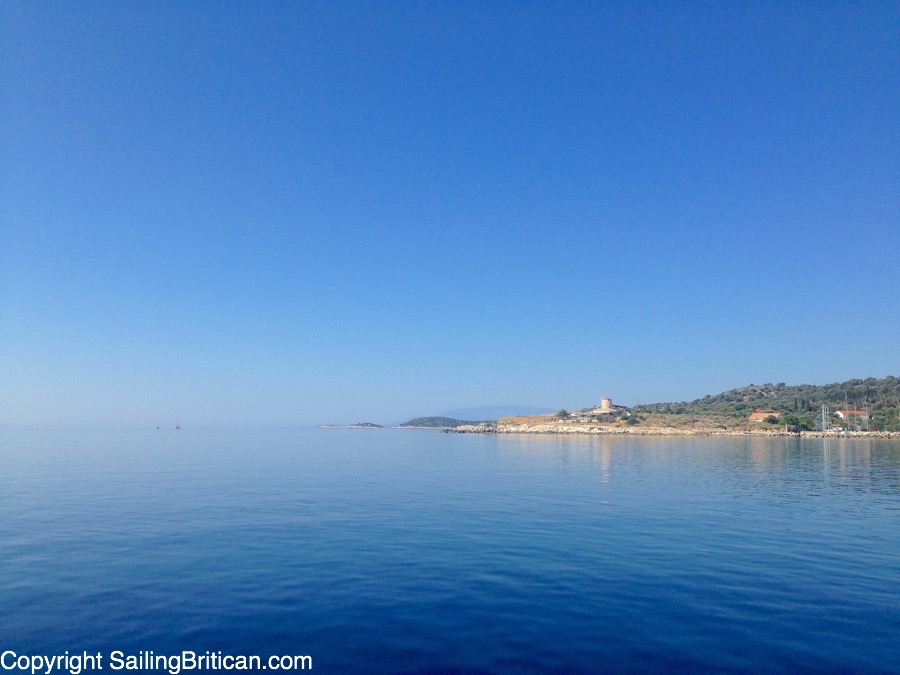 Port Kastos Greek Ionian Sea