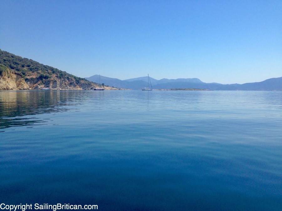 Port Kastos Greek Ionian Sea