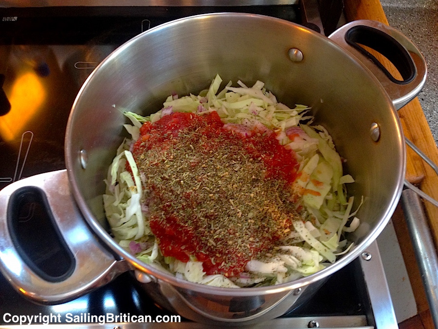 Ground beef mince and cabbage recipe