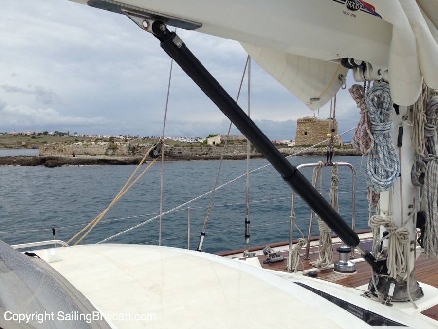 Sailing around Minorca