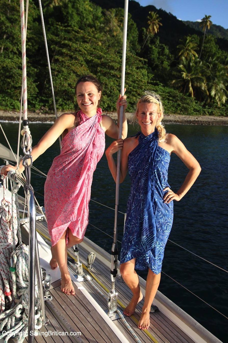 Sexy sailing sarongs