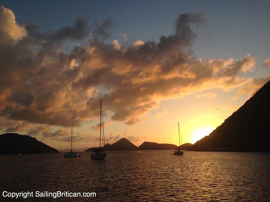 Sailing around the British Virgin Islands