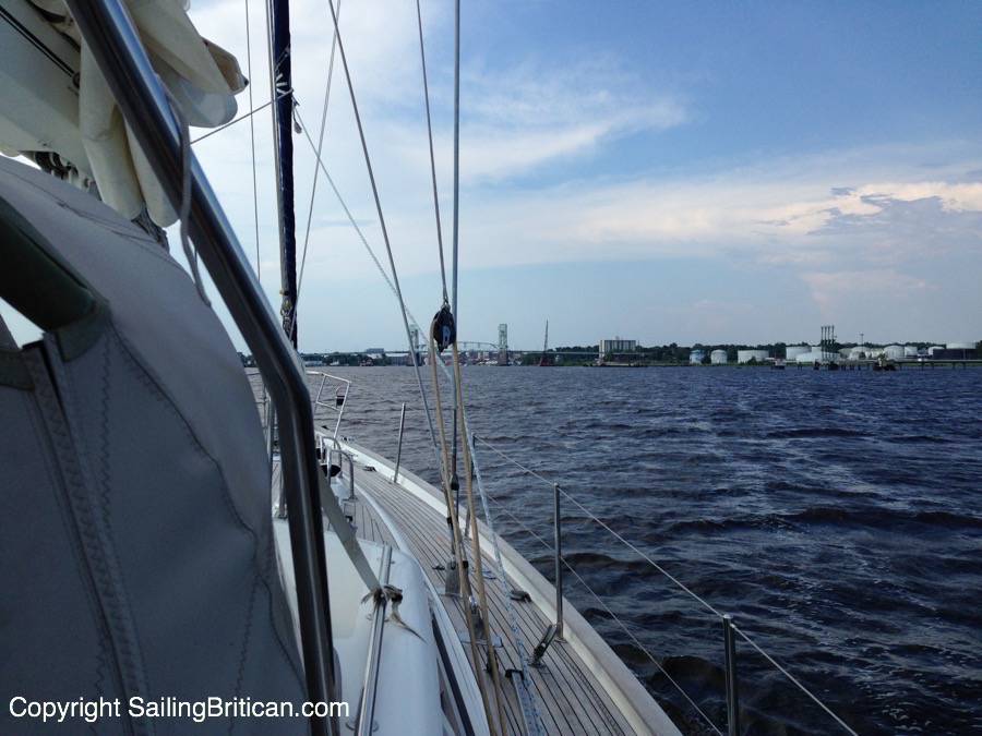 Sailing to Wilmington North Carolina