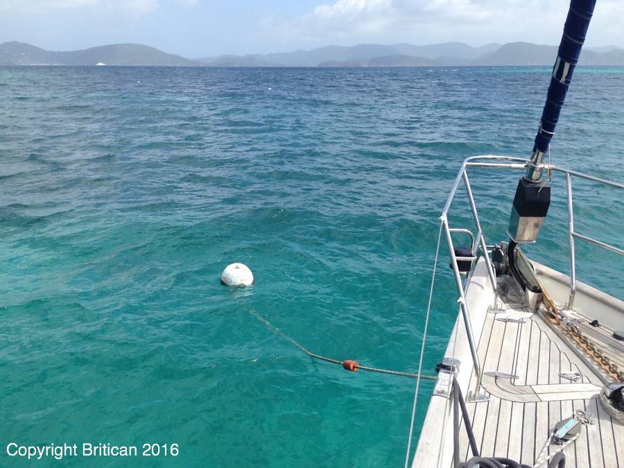 Picking Up A Mooring Ball Sailing Britican