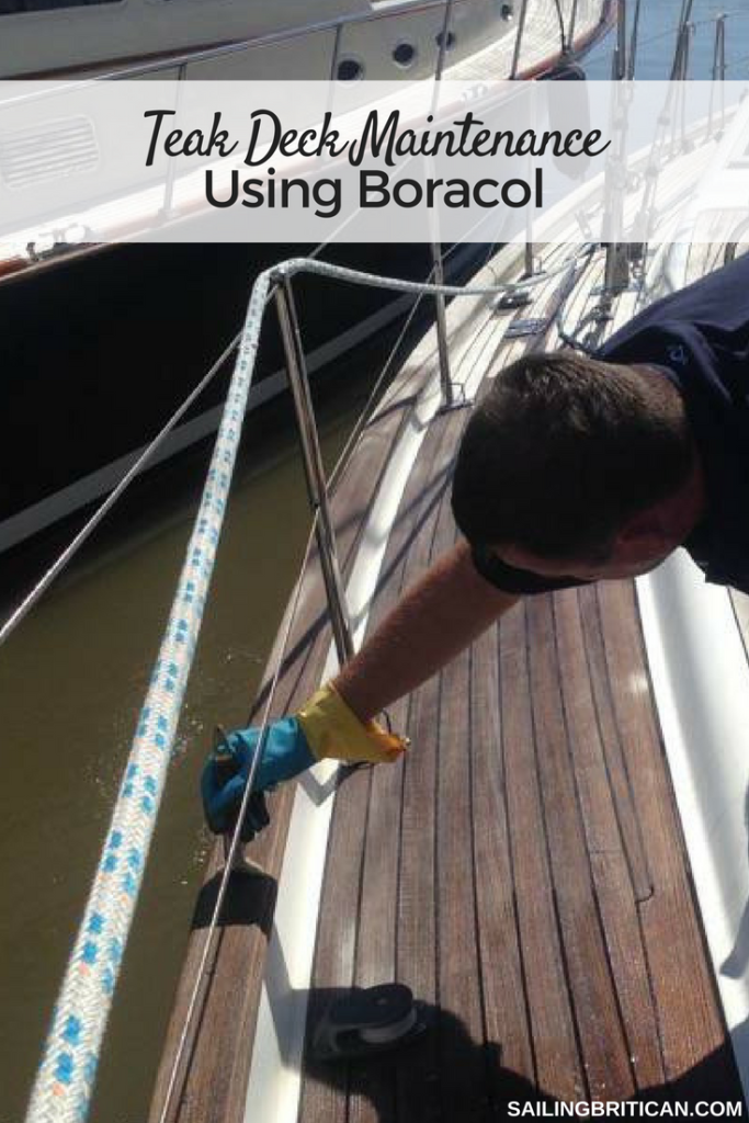 sailboat teak deck maintenance