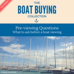 Boat buying pre-viewing questions
