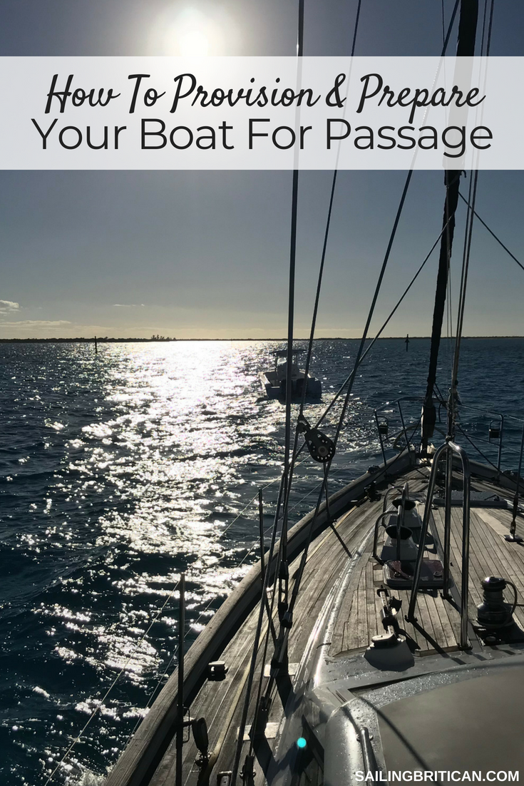 Provision Prepare Boat Passage