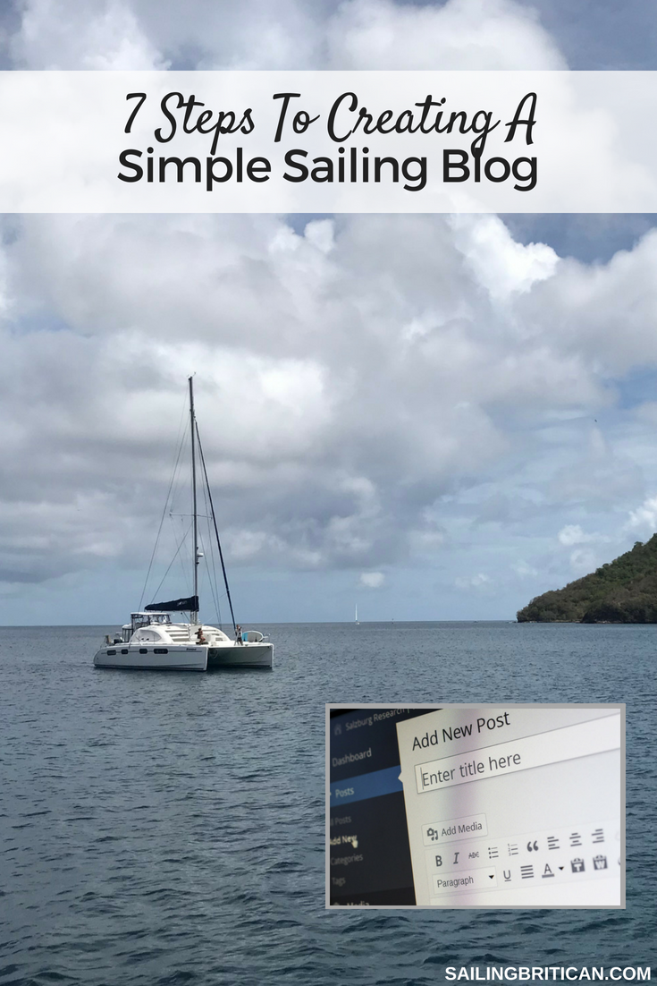 Steps Creating Sailing Blog