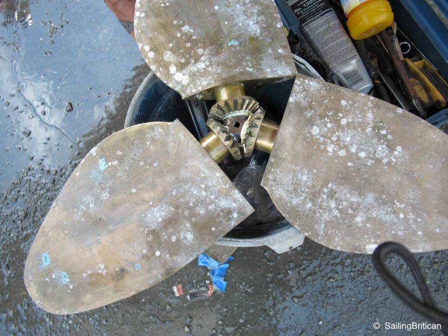 7 Steps To Servicing A Feathering Propeller Sailing Britican