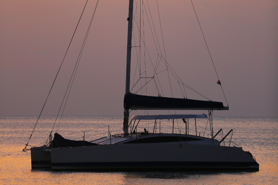 learn to sail on a catamaran